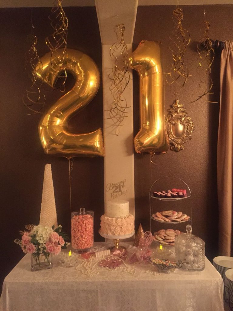 21st Birthday Party Supplies Best Of Pink and Gold…