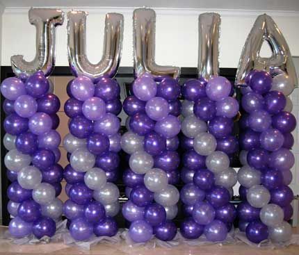Balloon+Columns _ BALLOON COLUMNS _ Weston Events, Luxury Party Rentals
